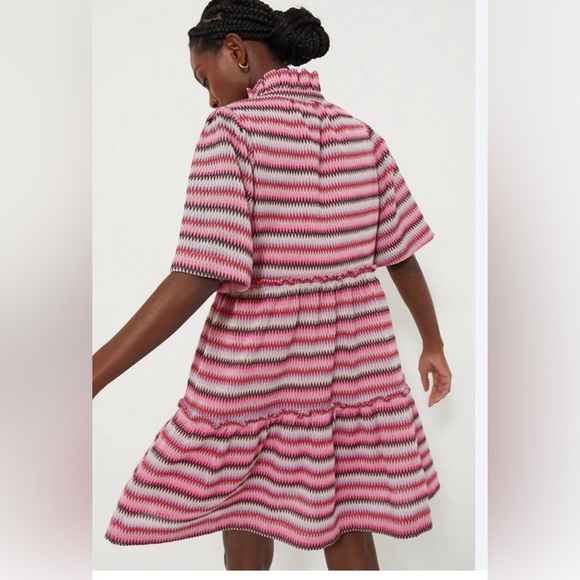 NWT! Tuckernuck Zigzag Knit Stripe Crawford Dress Size XS - Picture 2 of 10